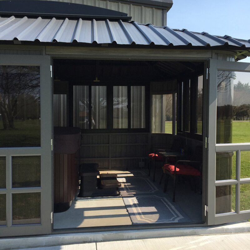 17.5-Ft. x 11.5-Ft. Composite PVC Patio Gazebo