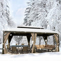 19.5-Ft. x 11-Ft. Galvanized Steel Patio Gazebo