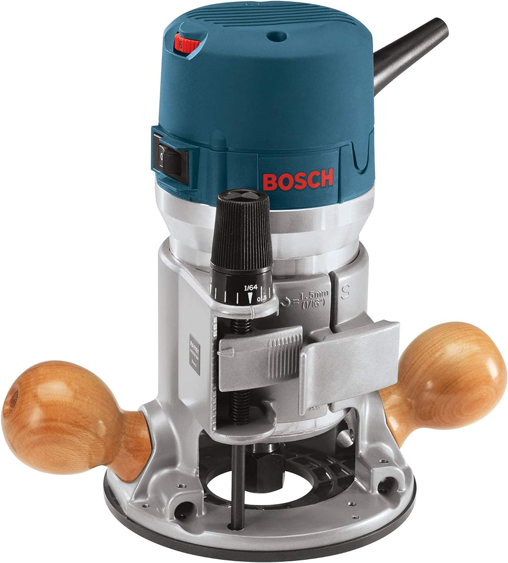 12A Wood Router Combo Kit with 2.25 HP Plunge and Fixed Bases