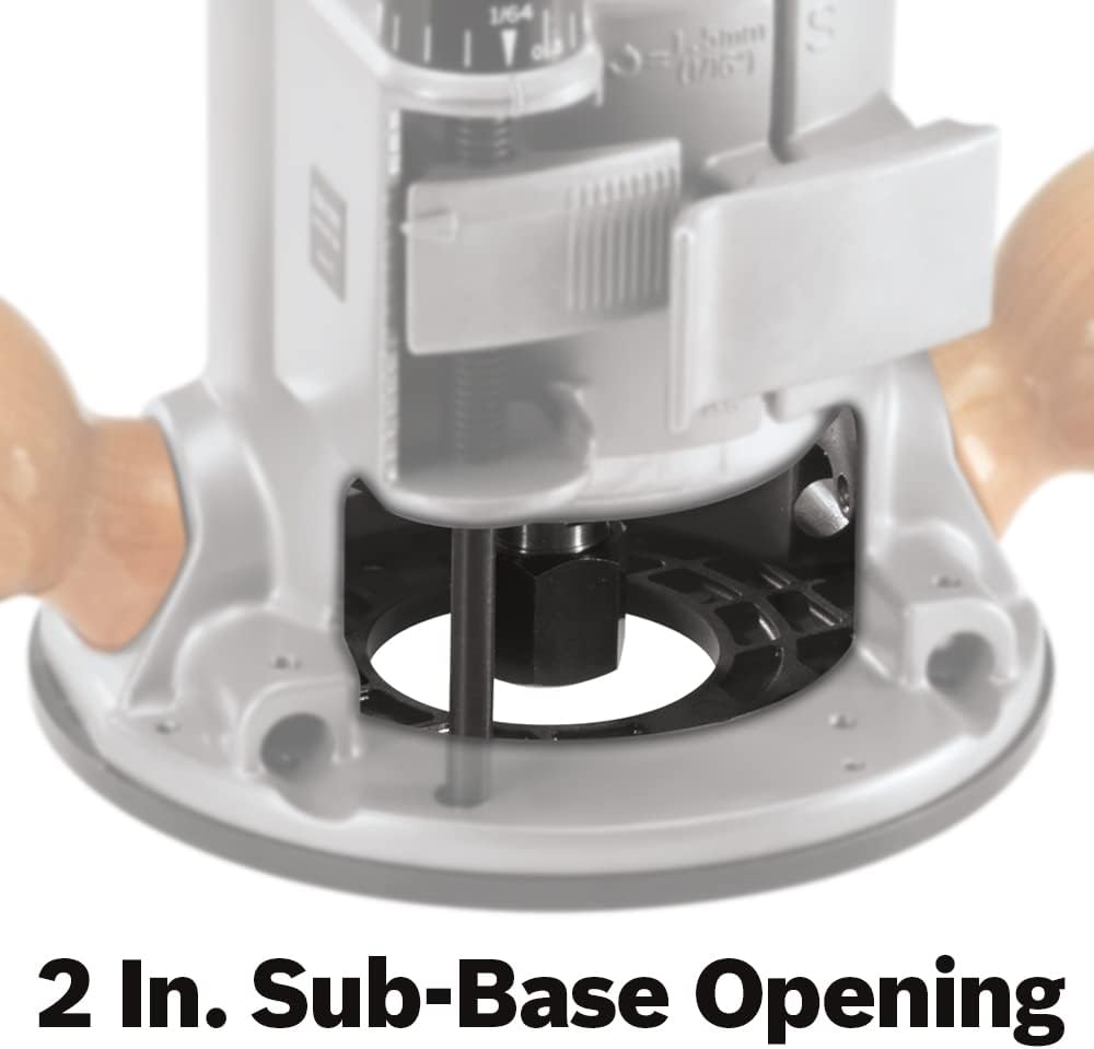 12A Wood Router Combo Kit with 2.25 HP Plunge and Fixed Bases