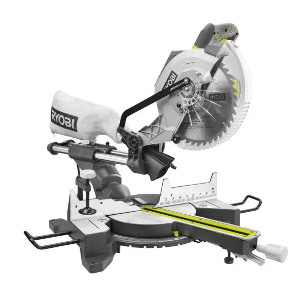 15-Amp 10-Inch Corded Sliding Compound Miter Saw with LED Cutline Indicator