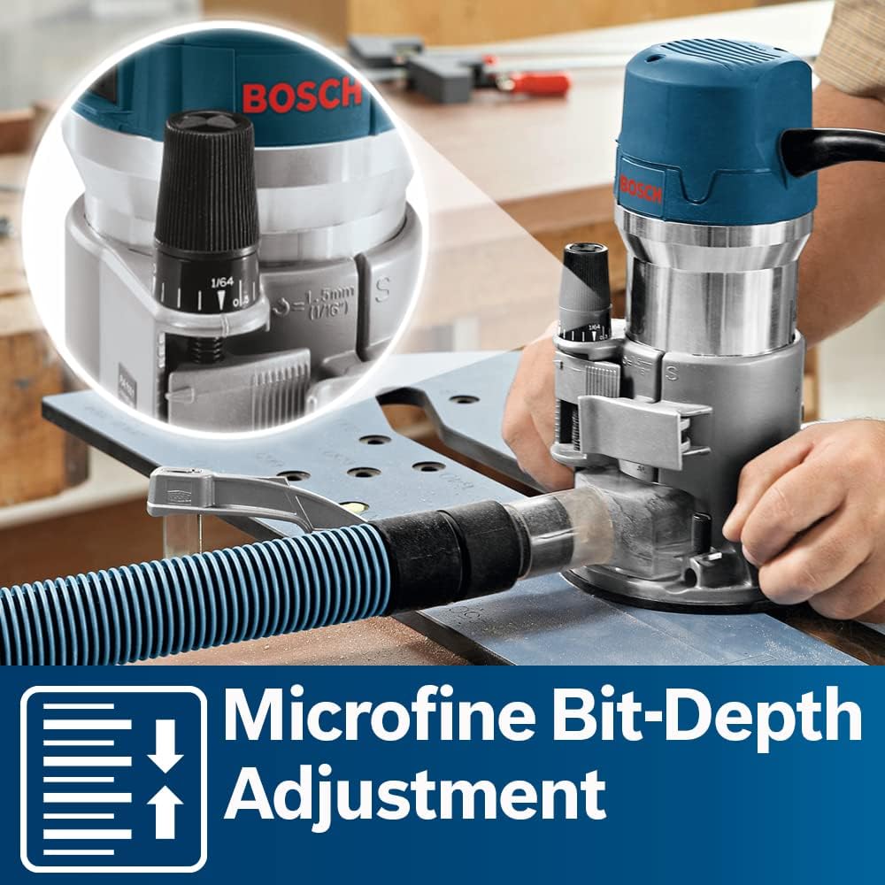 12A Wood Router Combo Kit with 2.25 HP Plunge and Fixed Bases