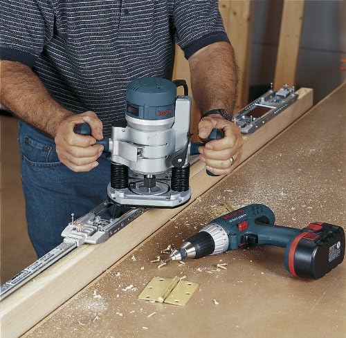 12A Wood Router Combo Kit with 2.25 HP Plunge and Fixed Bases