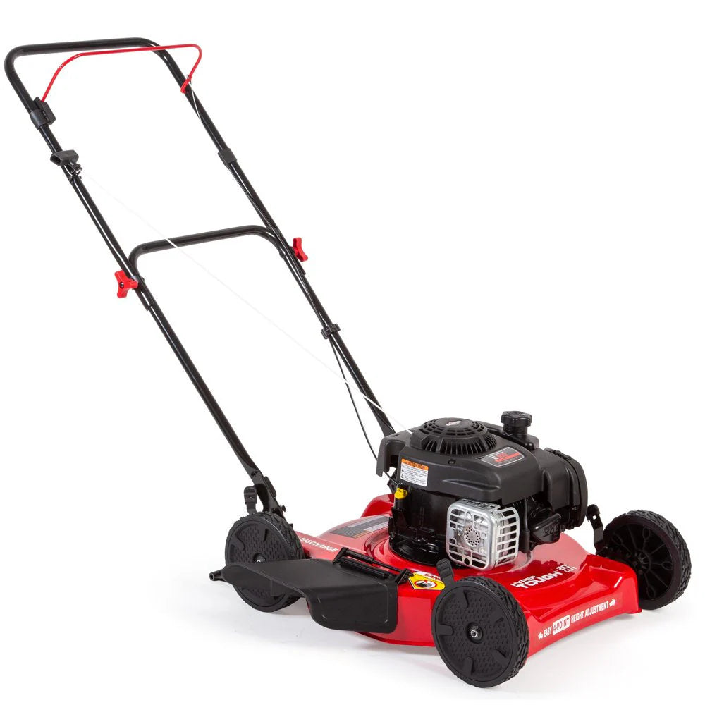 20-Inch 125cc Gas Push Mower with V-Twin Engine