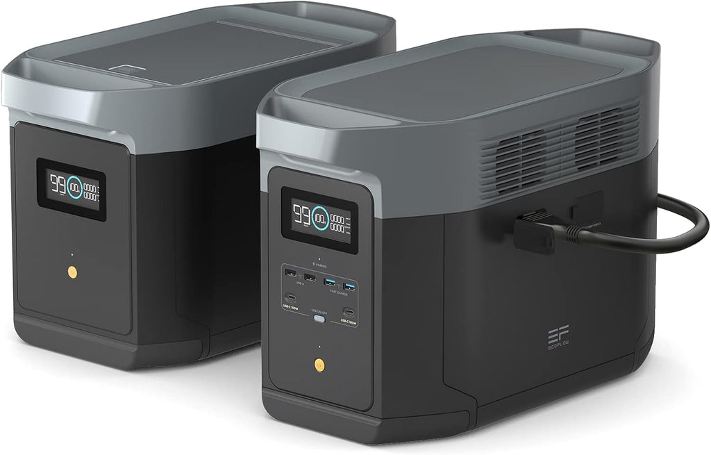 2400W Portable Power Station with Solar Generator Function