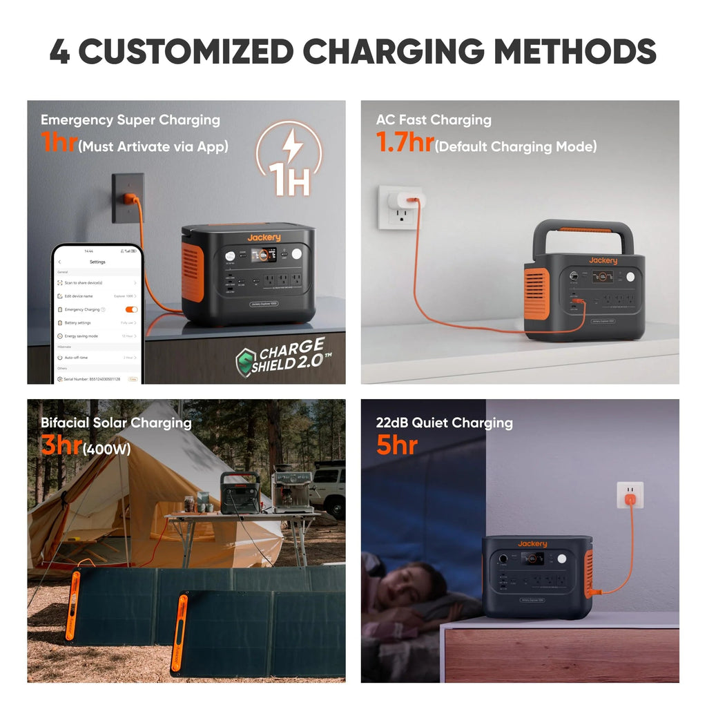 1000Wh Portable Power Station - Model 1000 v2