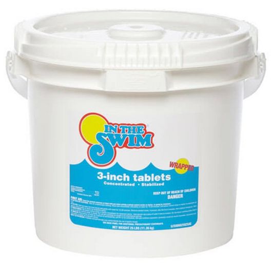 3 INCH CHLORINE TABLETS – 25 LBS