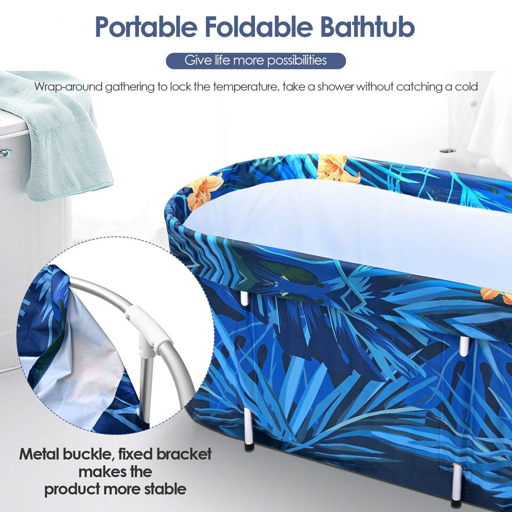 2023 Large Portable Folding Soaking Bathtub For Adults
