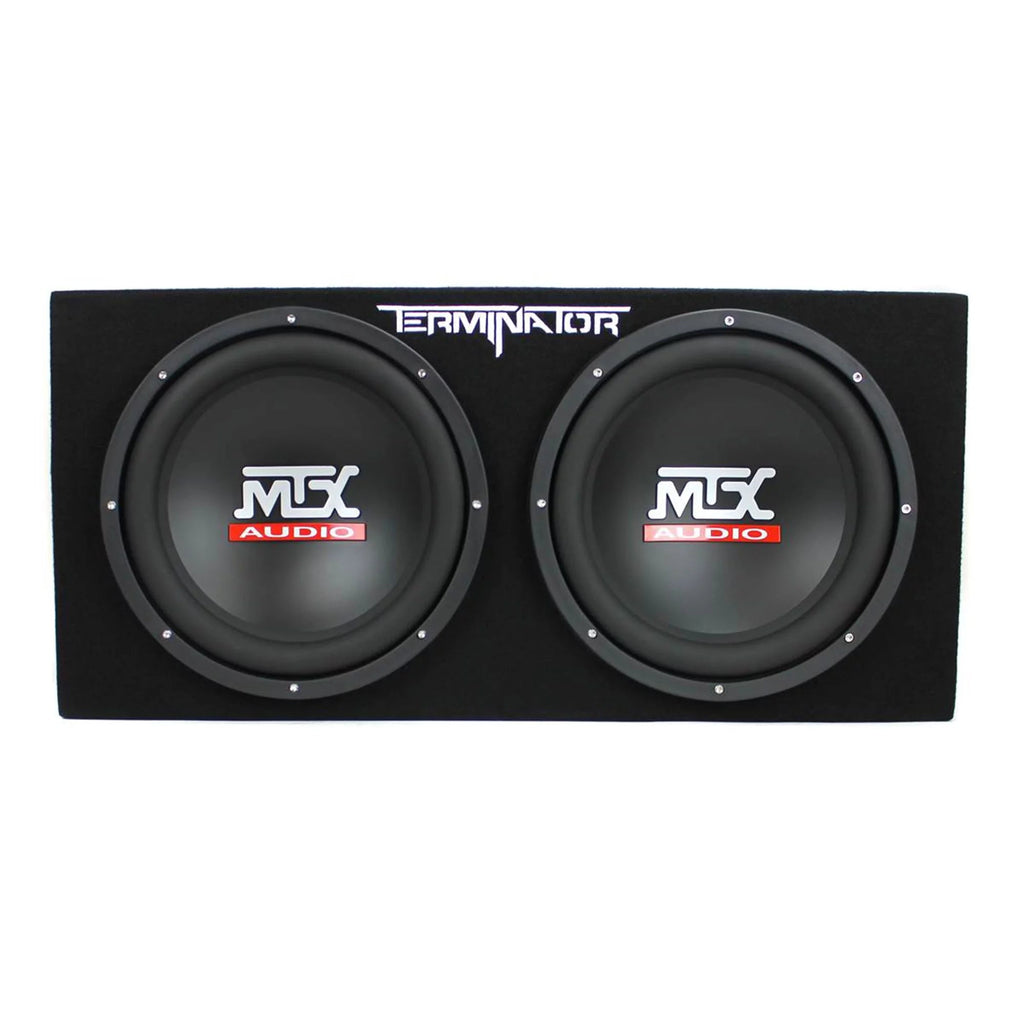 12-Inch 1200W Dual Car Subwoofer Package with Amplifier and Installation Kit