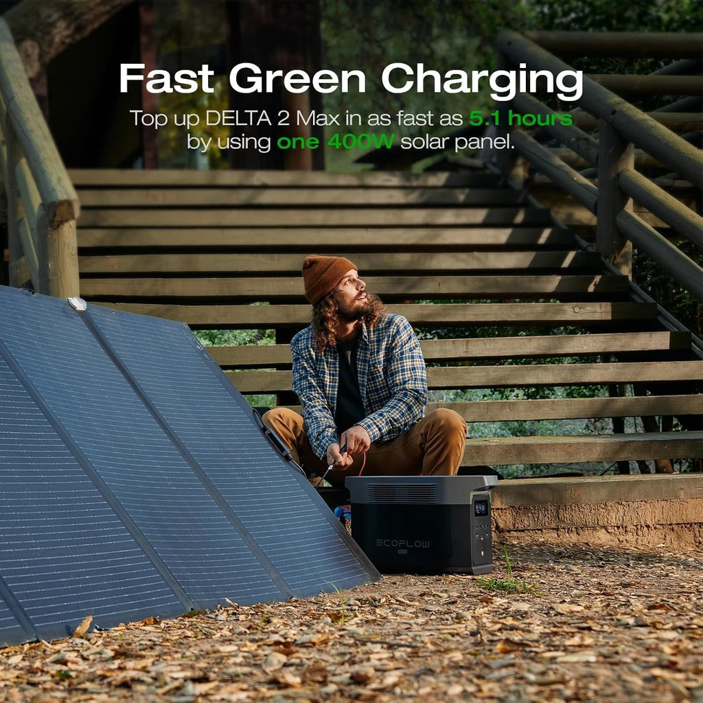 2400W Portable Power Station with Solar Generator Function