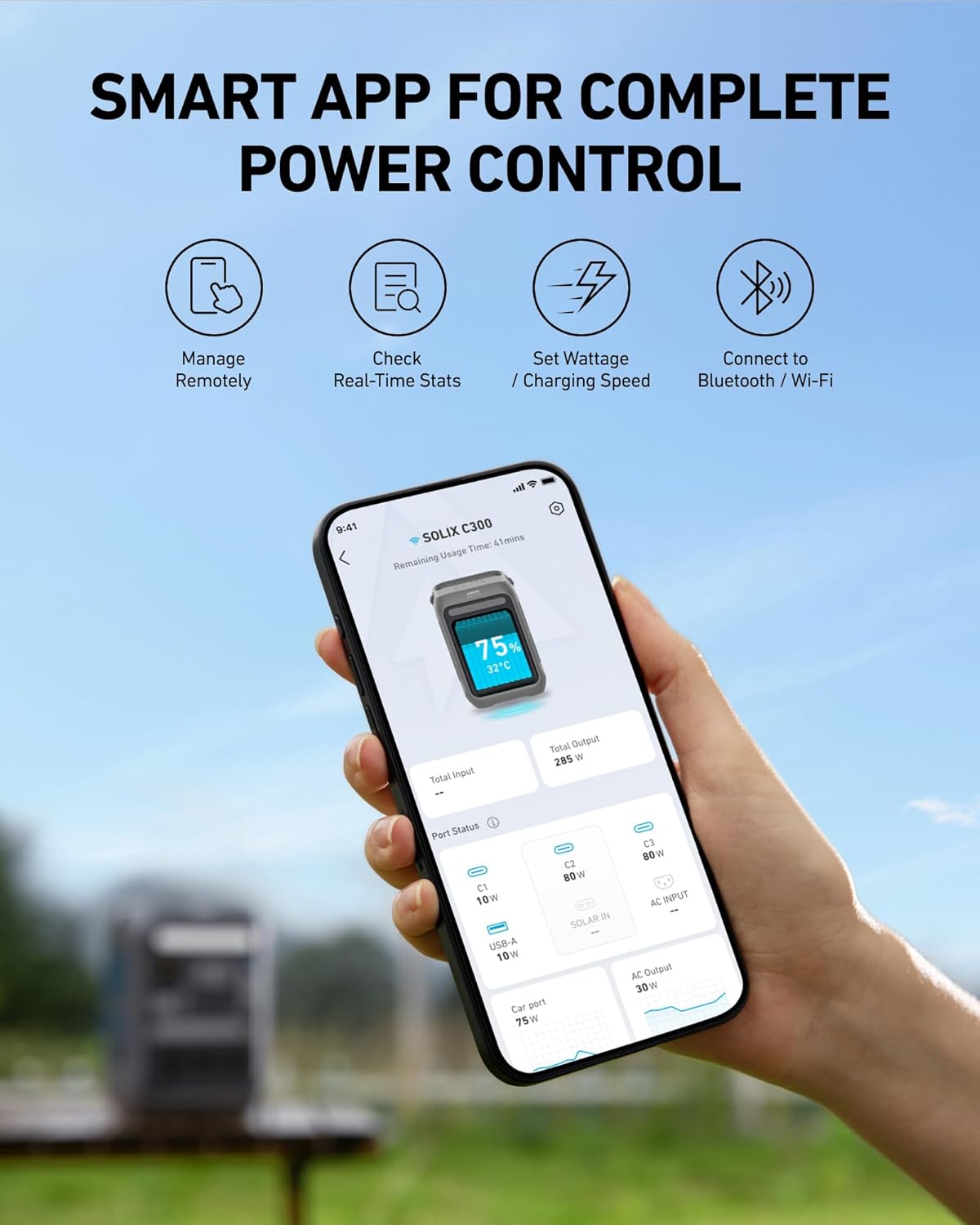 288Wh Portable Power Station - Model C300