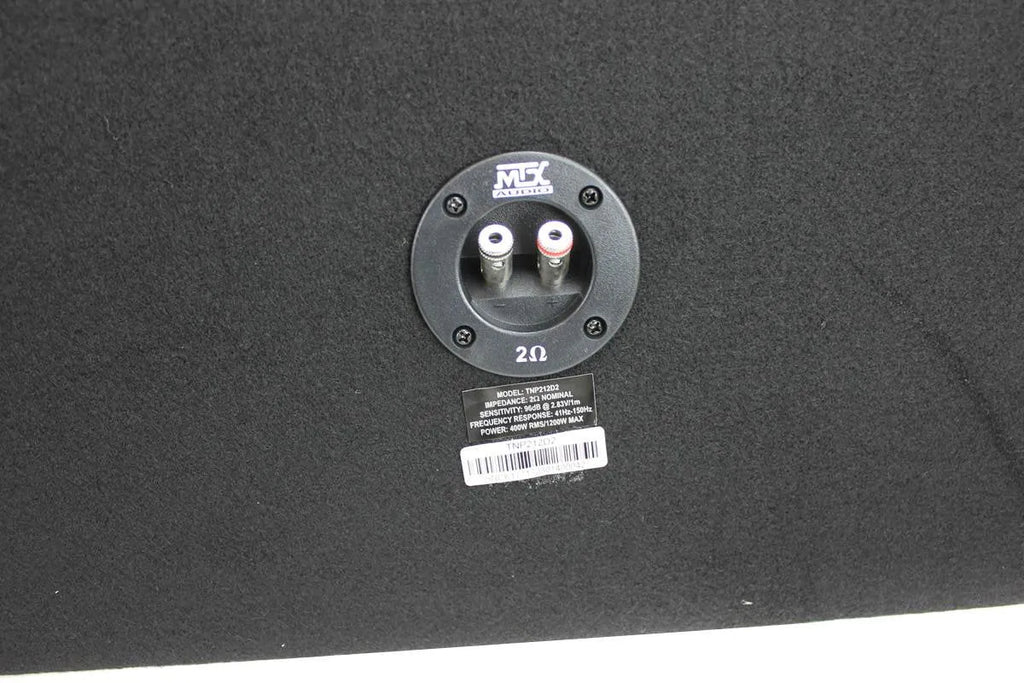 12-Inch Dual Loaded Car Subwoofer with Enclosure and Amplifier