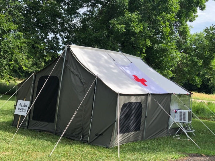 12 x 12-Ft. Canvas Cabin Tent with Stove Jack - Model 6170