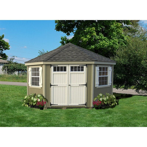10-Ft. x 10-Ft. Wooden Storage Shed