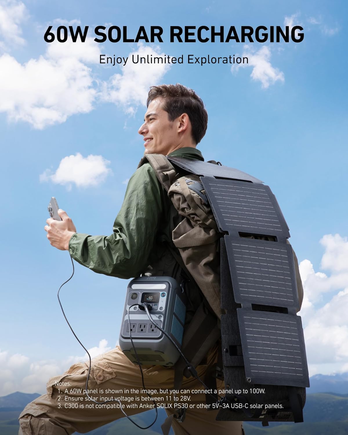 288Wh Portable Power Station - Model C300