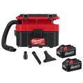 18V Cordless 2.5-Gallon Wet/Dry Jobsite Vacuum with Two 6.0Ah Batteries