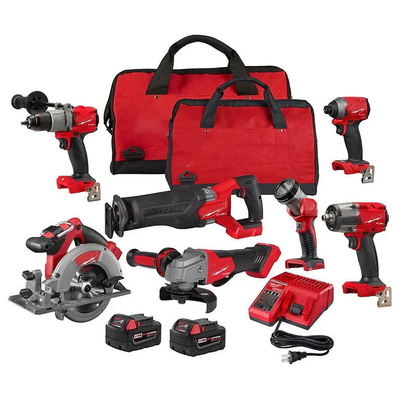 18V 5.0Ah Lithium-Ion Brushless Cordless 7-Tool Combo Kit