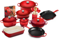 21-Piece Cast Iron Cookware Set