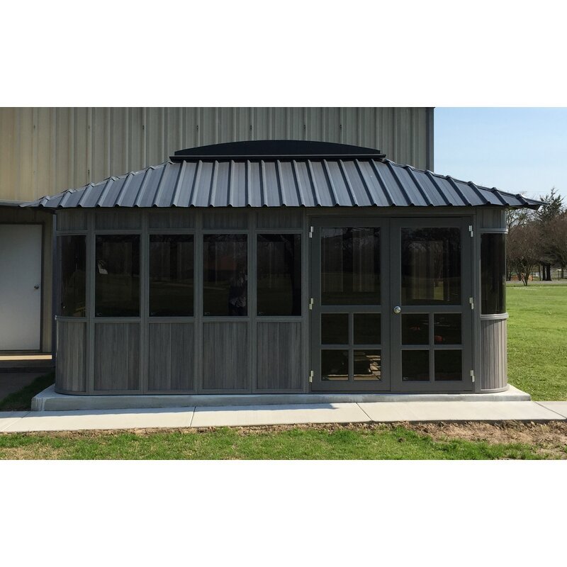 17.5-Ft. x 11.5-Ft. Composite PVC Patio Gazebo