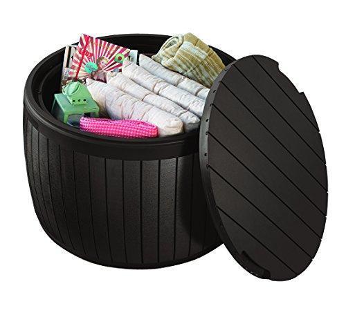 150-Gallon Resin Outdoor Deck Box for Patio Storage