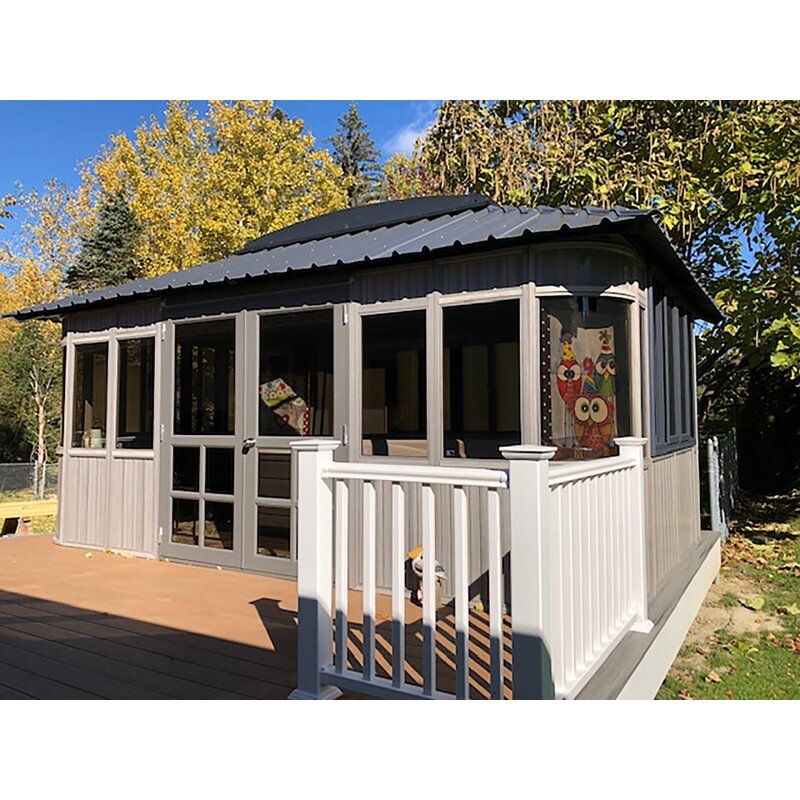 17.5-Ft. x 11.5-Ft. Composite PVC Patio Gazebo