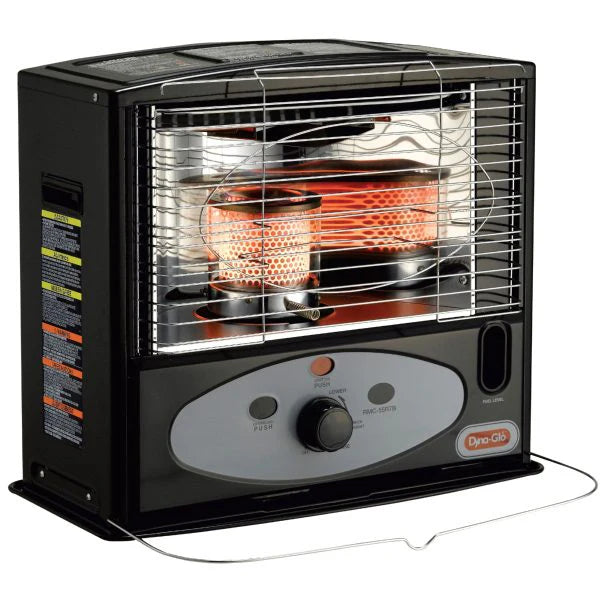 10,000 BTU Indoor Kerosene Radiant Heater - Black